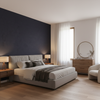 Oxford Velvet Azure — Bedroom Room Setting