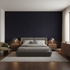 Oxford Velvet black — Bedroom Room Setting