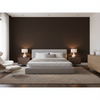 Oxford Velvet Chocolate — Bedroom Room Setting