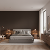 Oxford Velvet Chocolate — Bedroom Room Setting