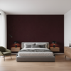 Oxford Velvet dark maroon — Bedroom Room Setting