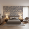 Sameera Blue/Indigo — Bedroom Room Setting