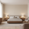 Skye Wool Flax — Bedroom Room Setting