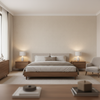 Skye Wool Flax — Bedroom Room Setting