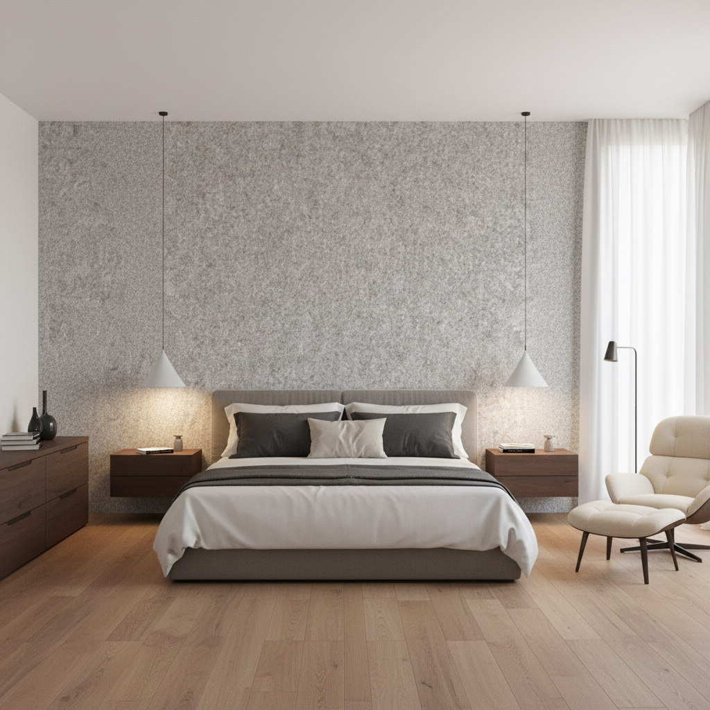 Skye Wool Koala — Bedroom Room Setting