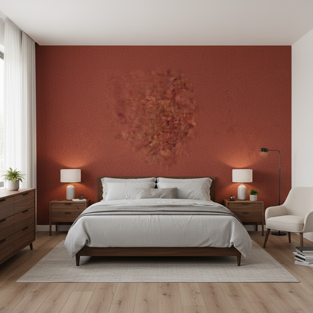 Skye Wool Maple — Bedroom Room Setting