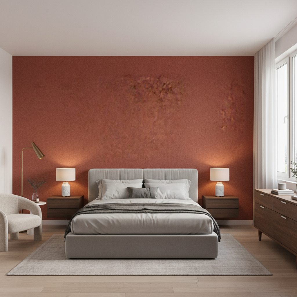 Skye Wool Maple — Bedroom Room Setting