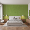 Skye Wool olive green — Bedroom Room Setting