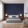 Skye Wool Blueberry — Bedroom Room Setting