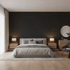 Skye Wool Jet — Bedroom Room Setting