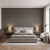 Lille Linen Shale — Bedroom Room Setting