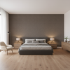 Lille Linen Pewter — Bedroom Room Setting
