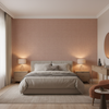Lille Linen Old Rose — Bedroom Room Setting