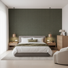 Lille Linen Dune Grass — Bedroom Room Setting