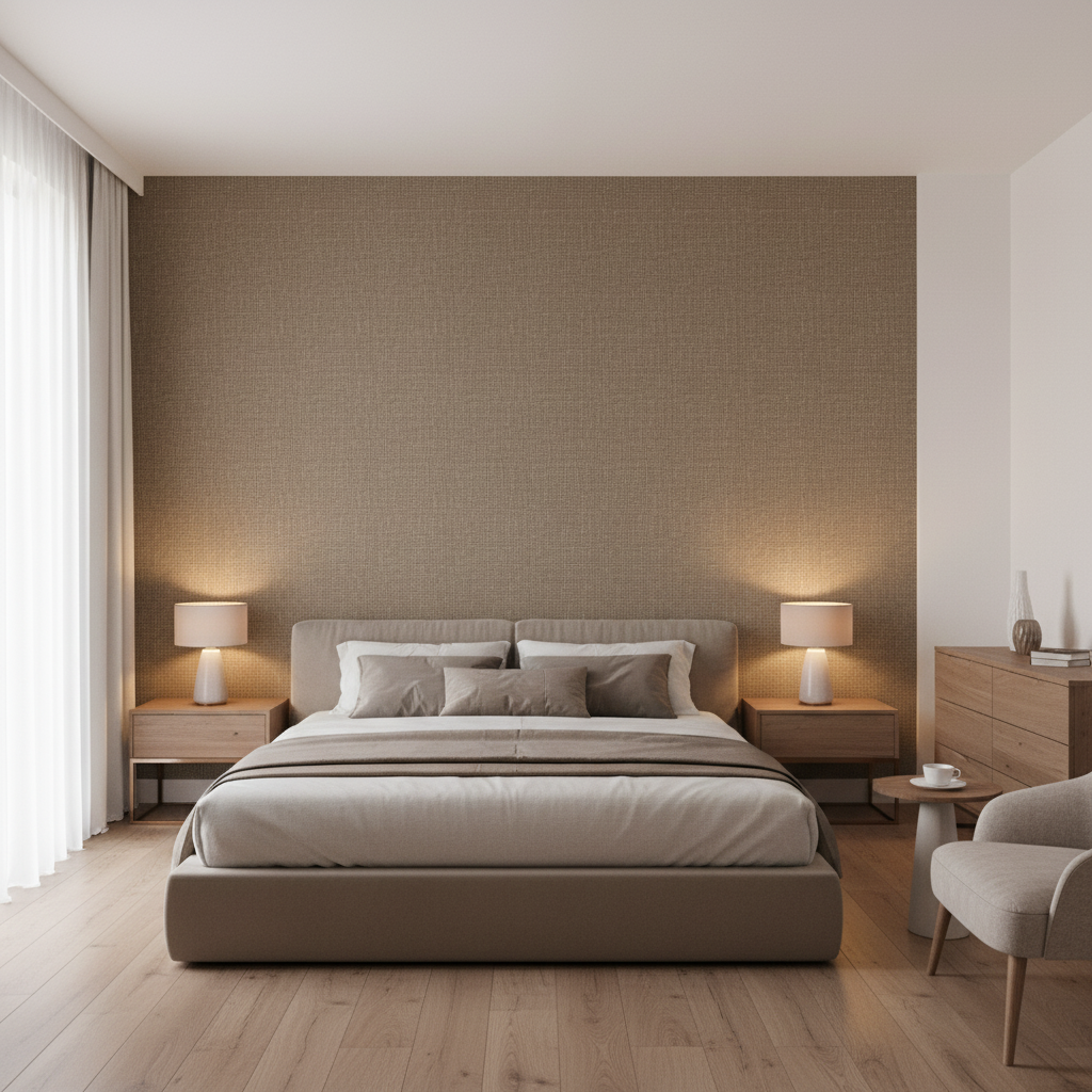 Lille Linen Bamboo — Bedroom Room Setting