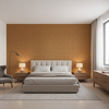 Lille Linen Gold — Bedroom Room Setting