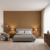 Lille Linen Bronze — Bedroom Room Setting