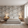 Chinese Lantern Ii Pebble — Bedroom Room Setting