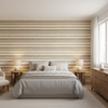 Entoto Stripe Ivory/Flax — Bedroom Room Setting