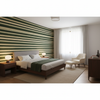 Entoto Stripe Juniper/Leaf — Bedroom Room Setting