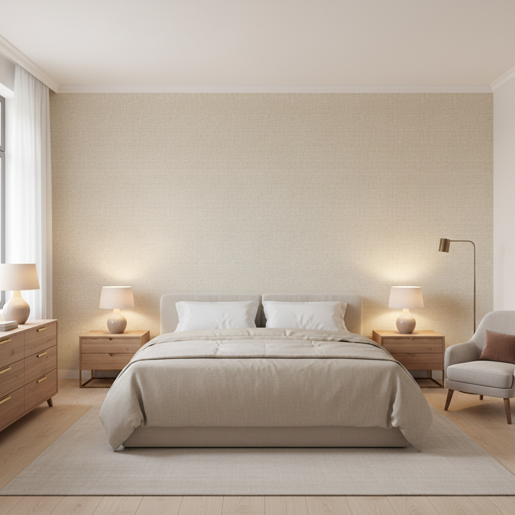 Varona Natural — Bedroom Room Setting