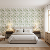 Davenport Print Greenery — Bedroom Room Setting