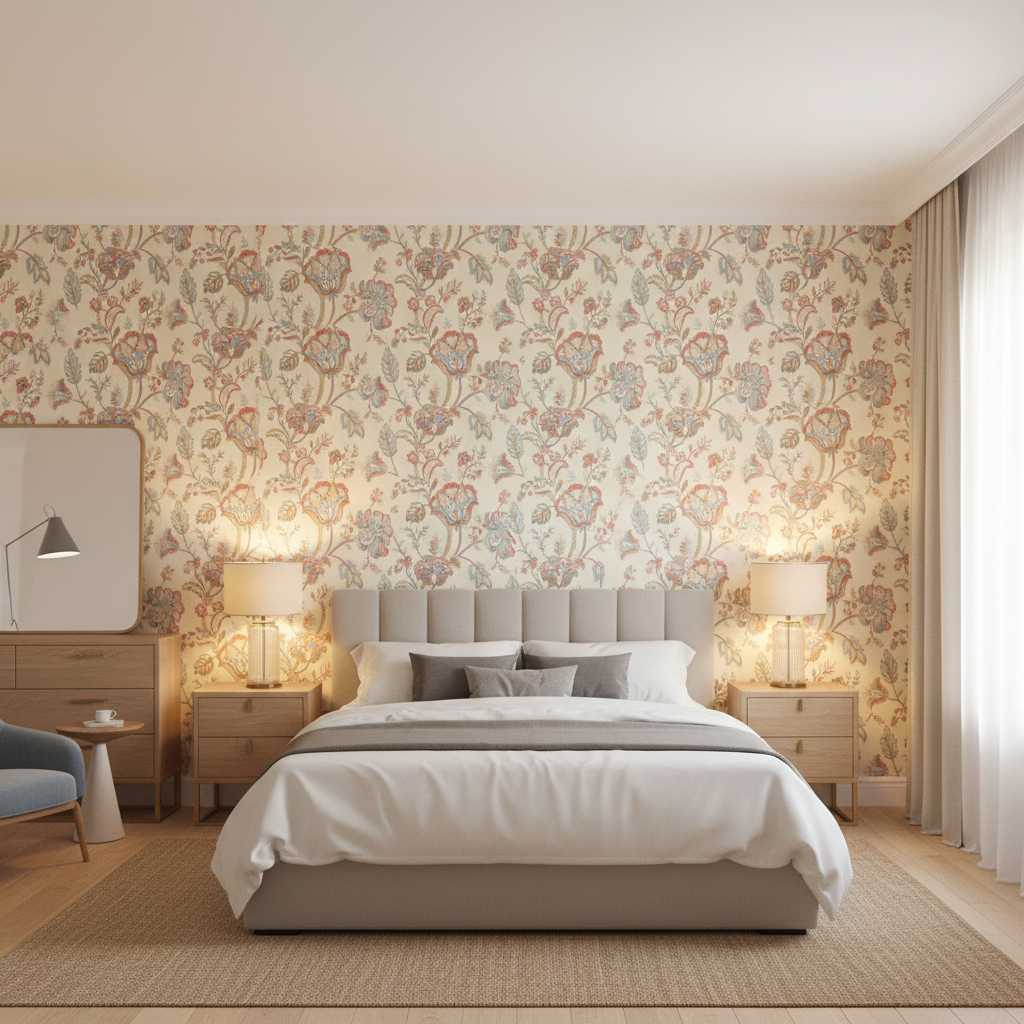 Bradford Emb Petal/Capri — Bedroom Room Setting