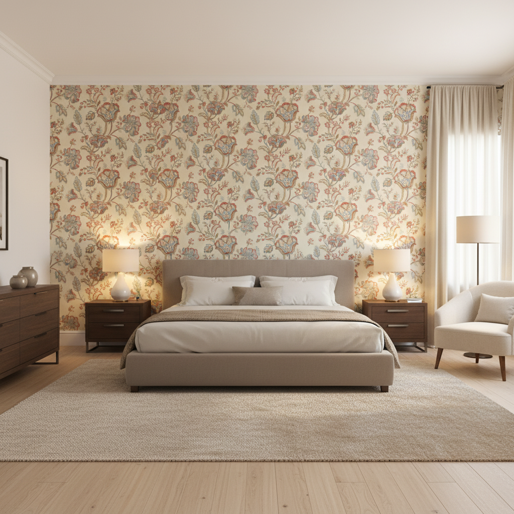 Bradford Emb Petal/Capri — Bedroom Room Setting