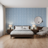 Kaya Ii Blue — Bedroom Room Setting