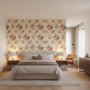Adelyn Handblock Lilac — Bedroom Room Setting