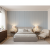 Cap Ferrat Stripe Marine — Bedroom Room Setting