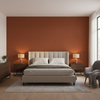 Gemma Velvet Spice — Bedroom Room Setting