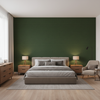 Gemma Velvet Lichen — Bedroom Room Setting