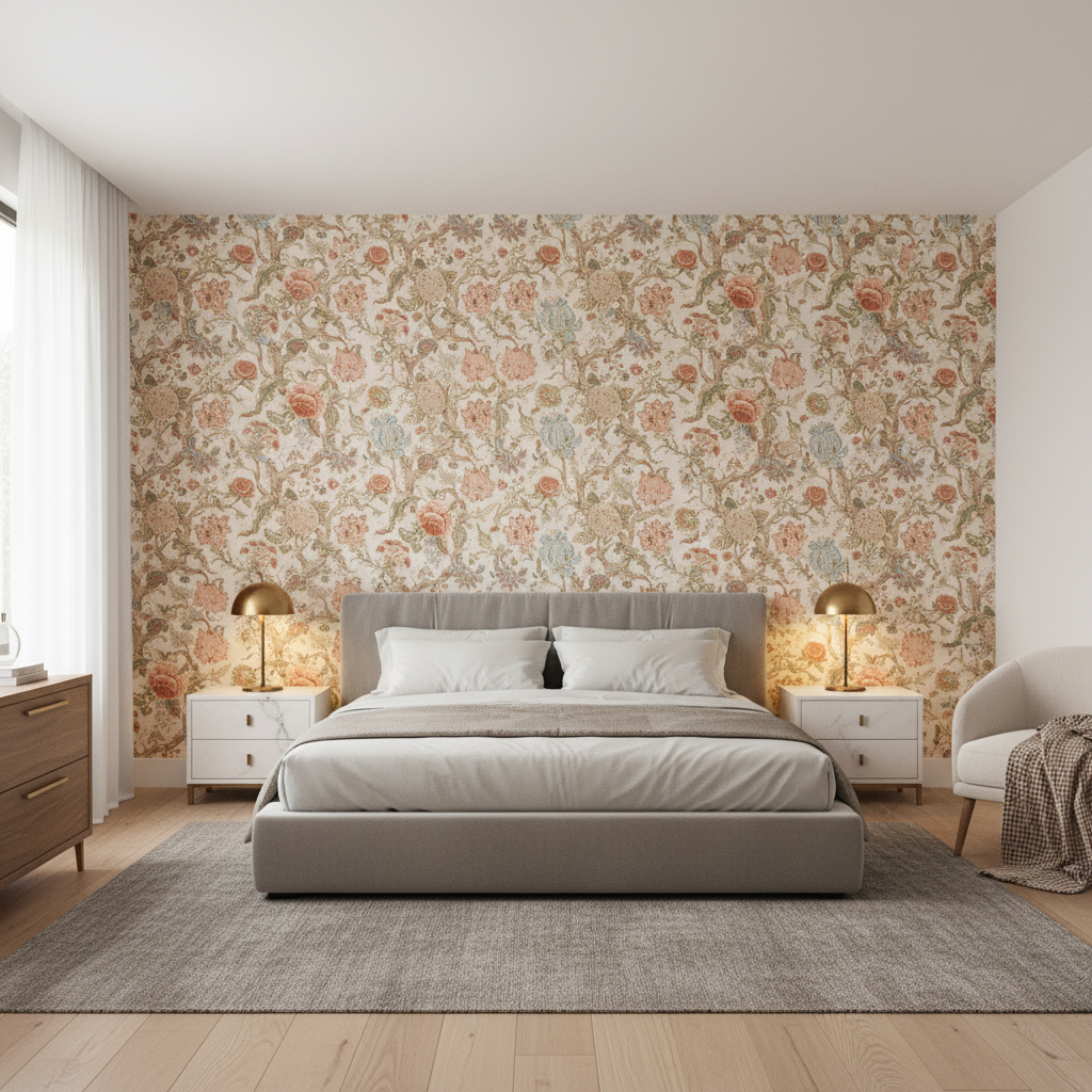 Adlington Coral — Bedroom Room Setting