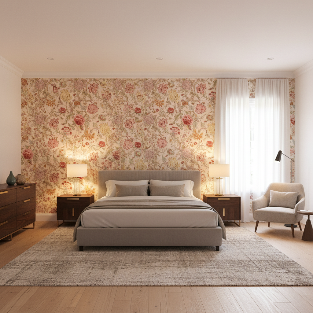Adlington Rose — Bedroom Room Setting