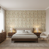 Taplow Print Juniper/Petal — Bedroom Room Setting