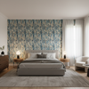 Taplow Print Navy/Slate — Bedroom Room Setting