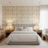 Taplow Print Sand/Dove — Bedroom Room Setting