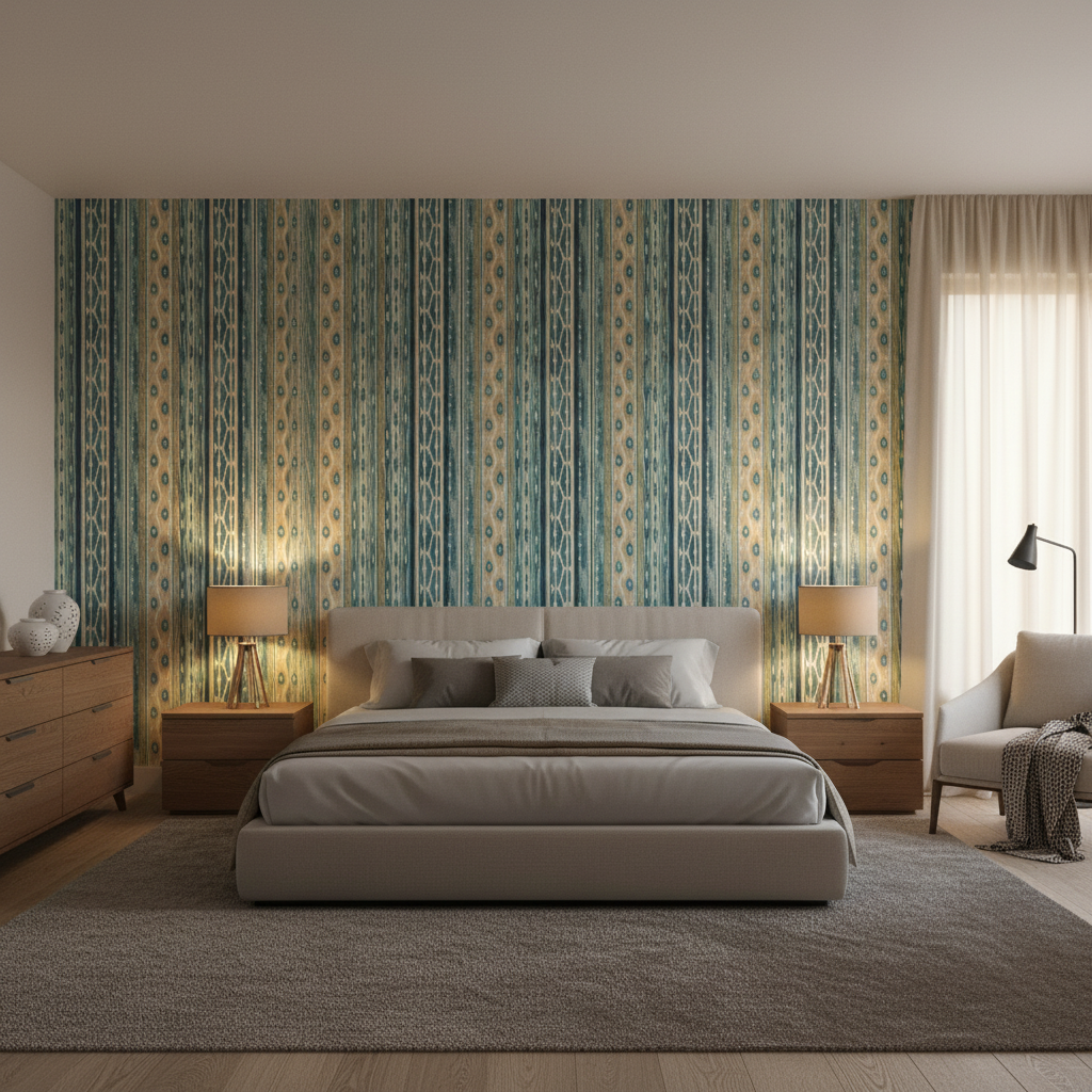 Desning Velvet Blue/Aqua — Bedroom Room Setting