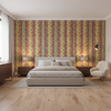 Desning Velvet Pink/Gold — Bedroom Room Setting
