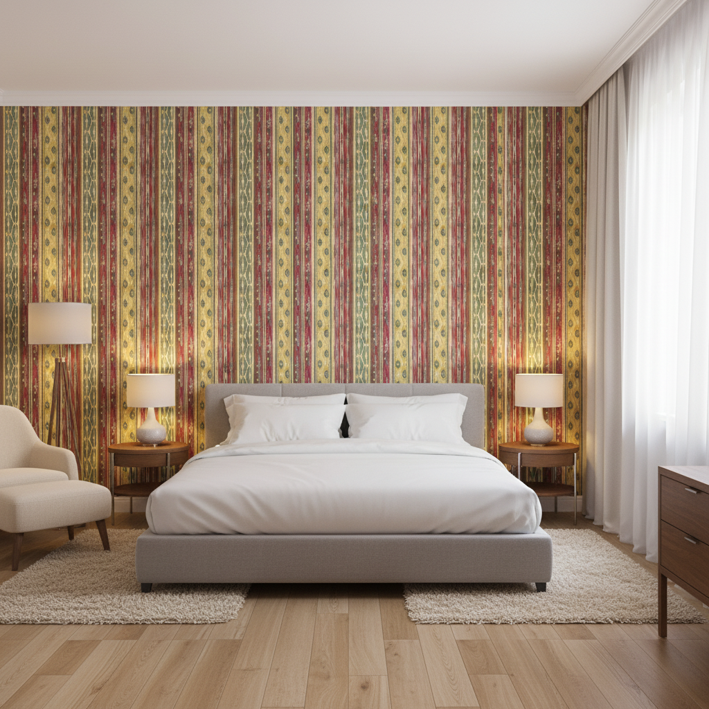 Desning Velvet Pink/Gold — Bedroom Room Setting