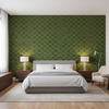 Levens Velvet Leaf — Bedroom Room Setting