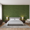 Levens Velvet Leaf — Bedroom Room Setting