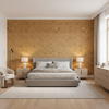 Levens Velvet Gold — Bedroom Room Setting