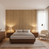 Callow Velvet Stone — Bedroom Room Setting