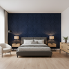 Callow Velvet Midnight — Bedroom Room Setting