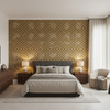 Allonby Weave Fawn — Bedroom Room Setting