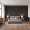 Allonby Weave Jet — Bedroom Room Setting