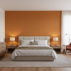 Maldon Weave burnt sienna — Bedroom Room Setting