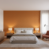 Maldon Weave burnt sienna — Bedroom Room Setting